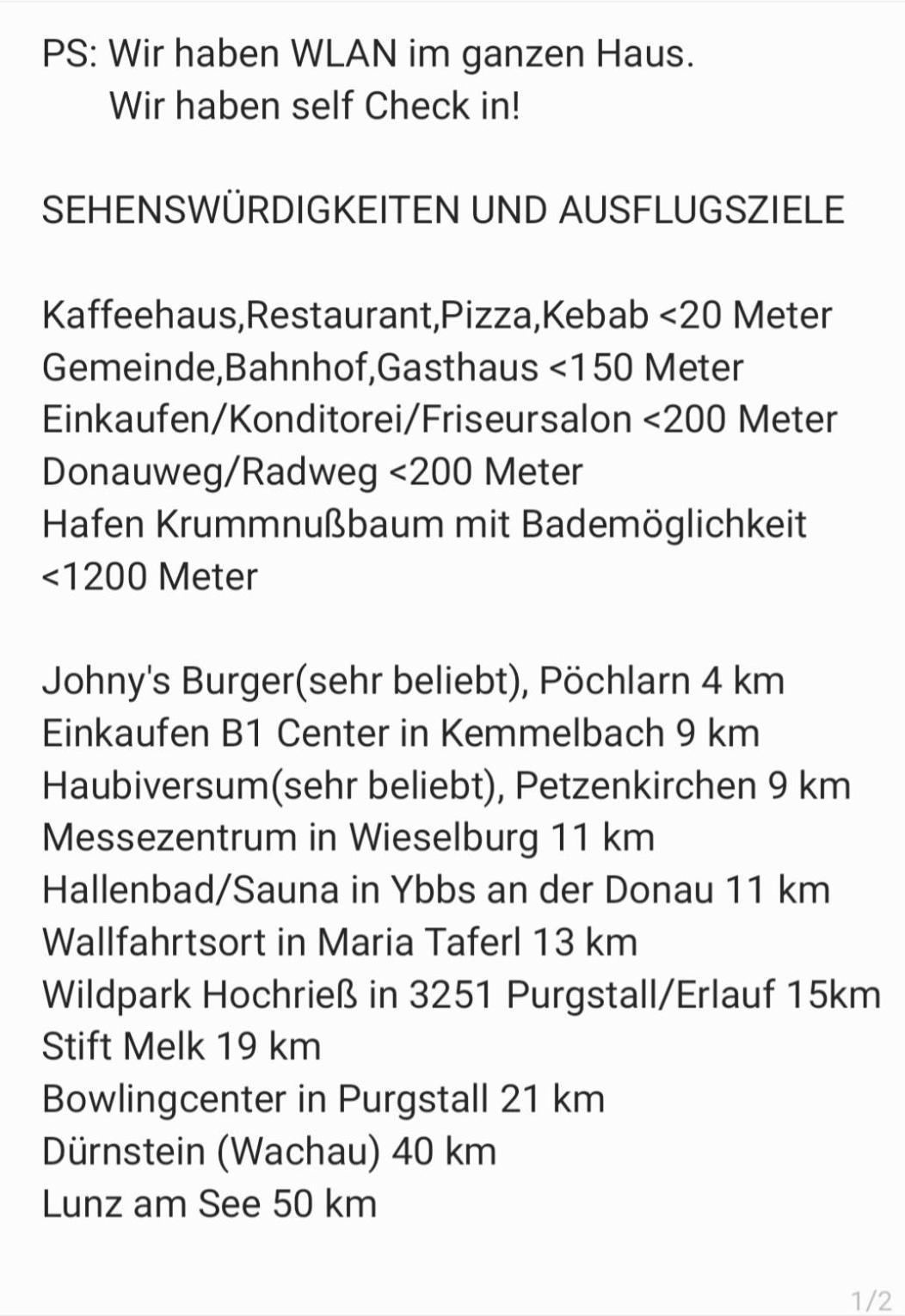 Apartment, 3375 Krummnussbaum An Der Donau Krumnussbaum Eksteriør billede